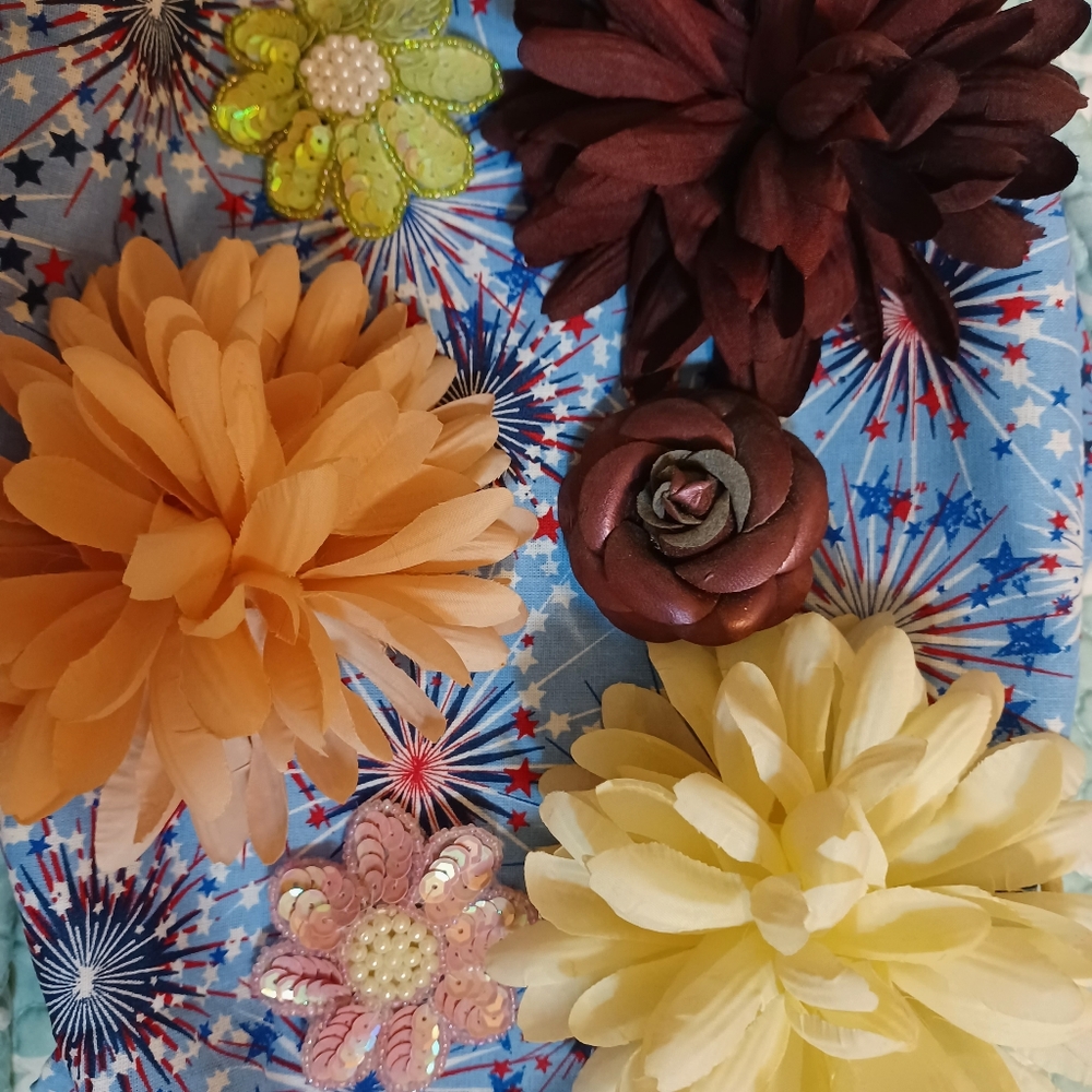 Vaeious pins and broaches